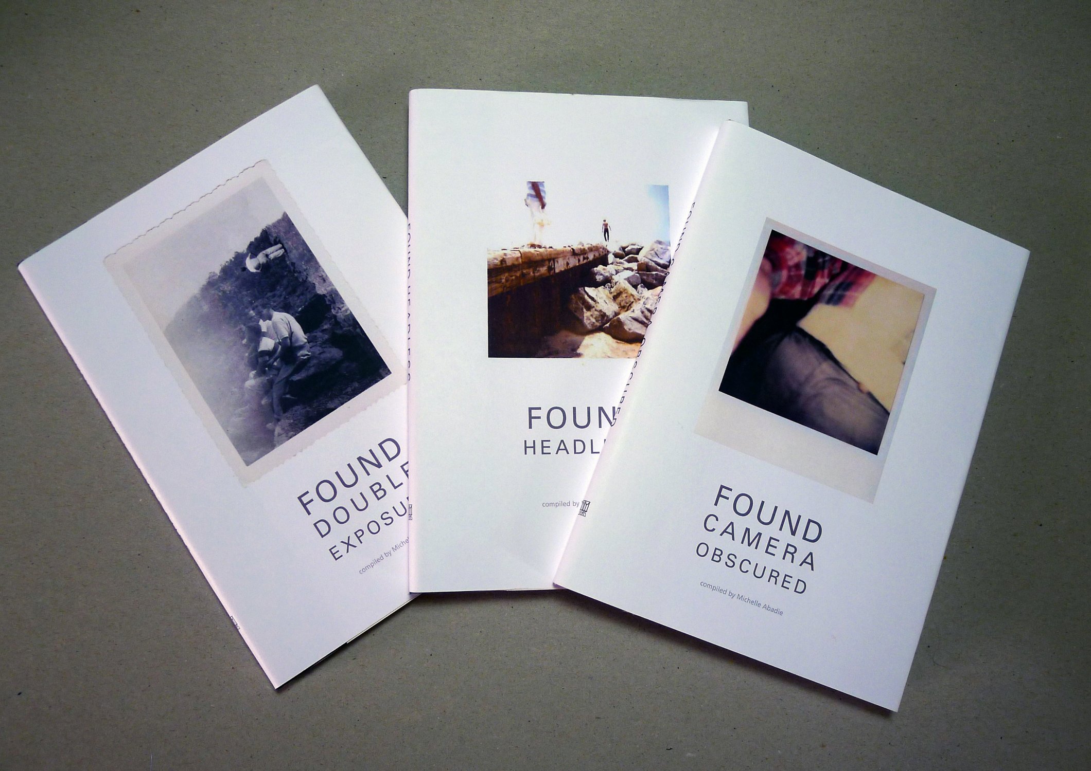 found photography collections handmade books