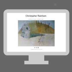Christopher Rainham Artist website designed and built by Michelle Abadie
