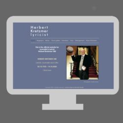 Herbert Kretzmer Lyricist website designed by Michelle ABadie